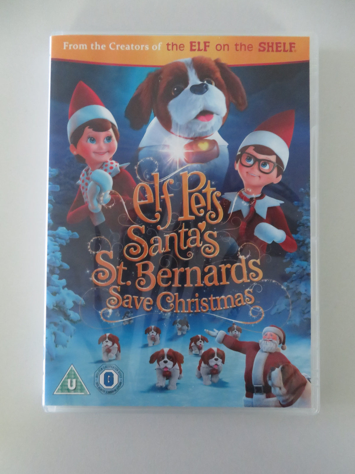 Elf Pets: Santa's St. Bernards Save Christmas (DVD) L. Revard 2018 Region 2, 4