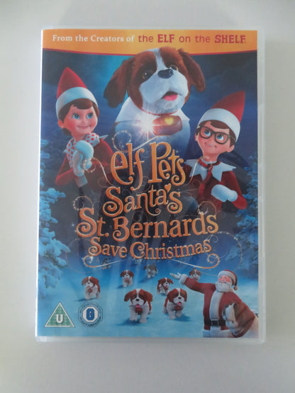 Elf Pets: Santa's St. Bernards Save Christmas (DVD) L. Revard 2018 Region 2, 4