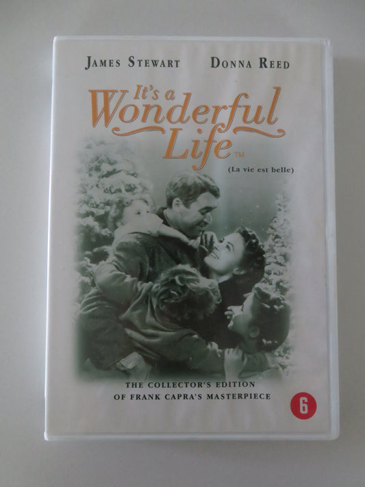 It's a Wonderful Life - C (DVD) James Stewart Donna Reed 1946 Region 2