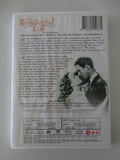 It's a Wonderful Life - C (DVD) James Stewart Donna Reed 1946 Region 2