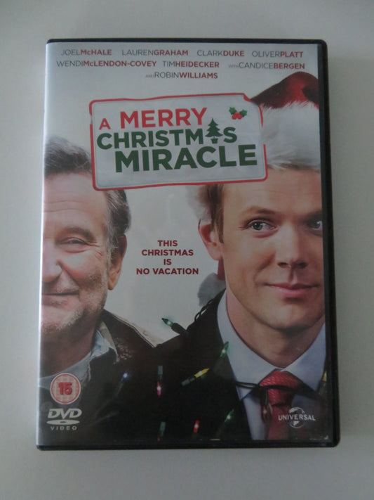 A Merry Christmas Miracle (DVD) Joel McHale Robin Williams 2014 Region 2, 4