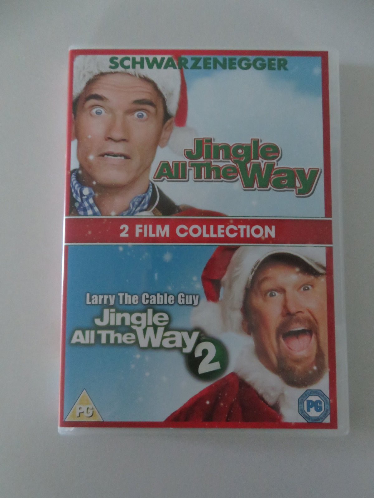 Jingle All the Way 1 + 2 (DVD) Schwarzenegger Larry the Cable Guy 1996 Region 2