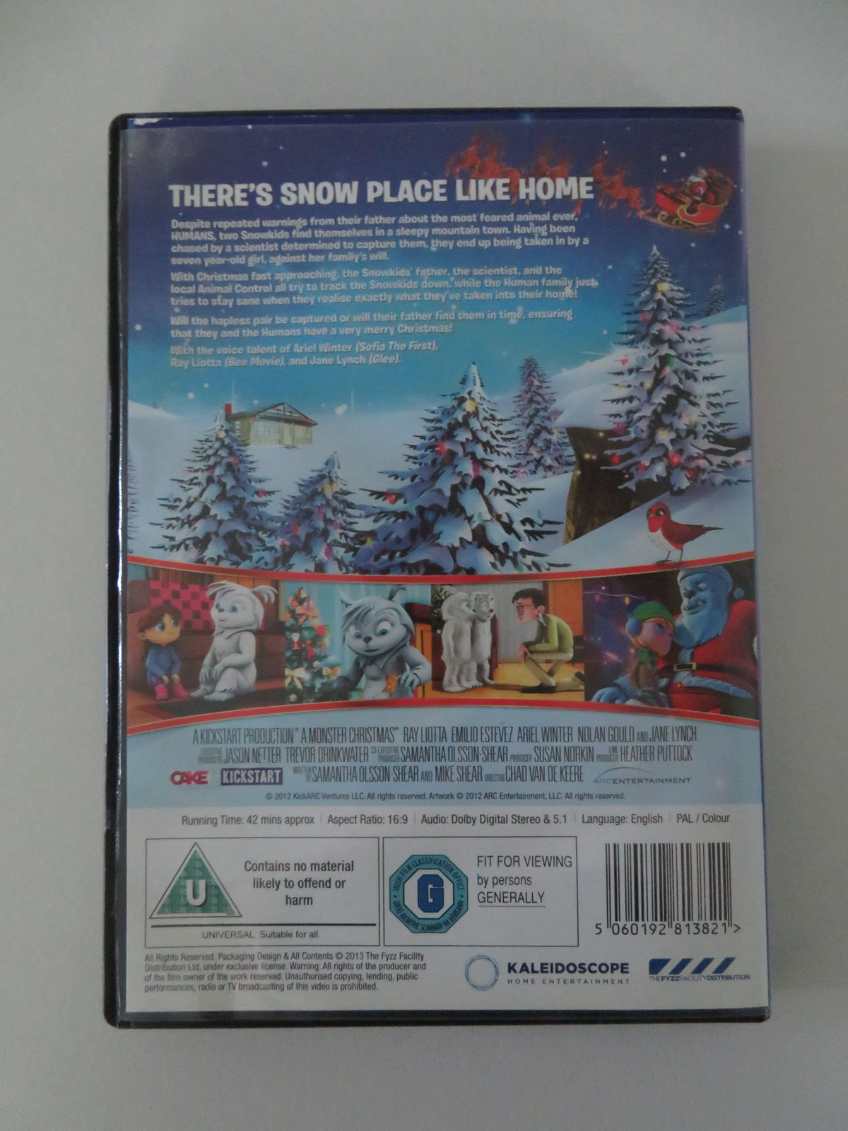 A Monster Christmas (DVD) Ariel Winter Ray Liotta Emilio Estevez 2012