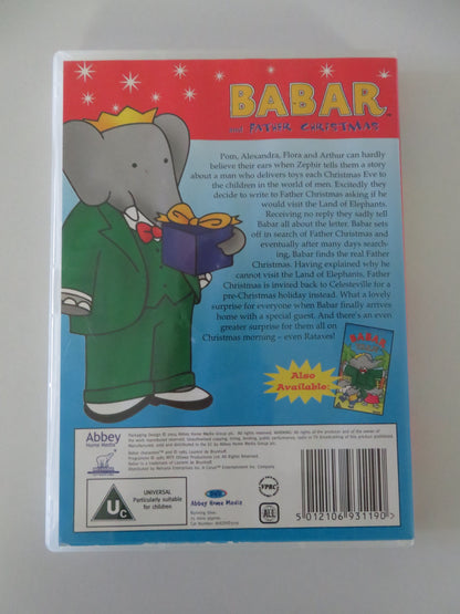 Babar and Father Christmas (DVD) Laurent de Brunhoff 1986 Region All