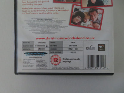 Christmas in Wonderland (DVD) Tim Curry Patrick Swayze 2007 Region 2