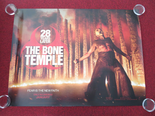 28 Years Later: The Bone Temple UK Quad Rolled Poster Ralph Fiennes 2026 Movie posters