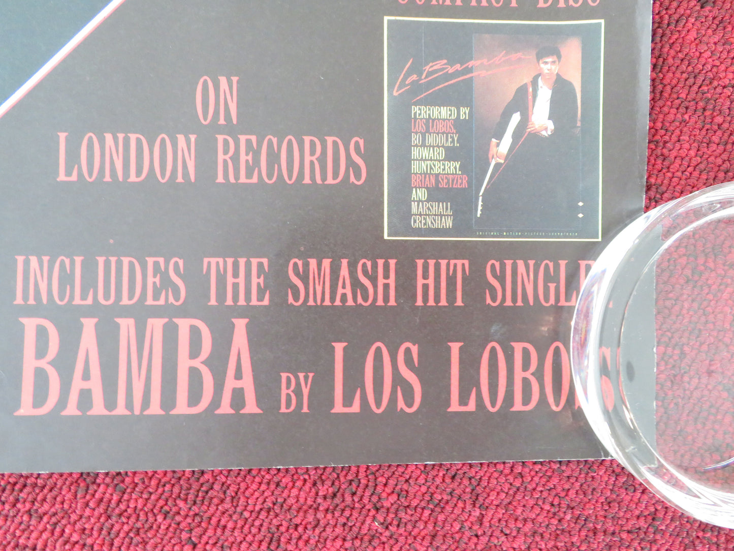 La Bamba UK Quad Rolled Poster Lou Diamond Phillips Esai Morales 1987