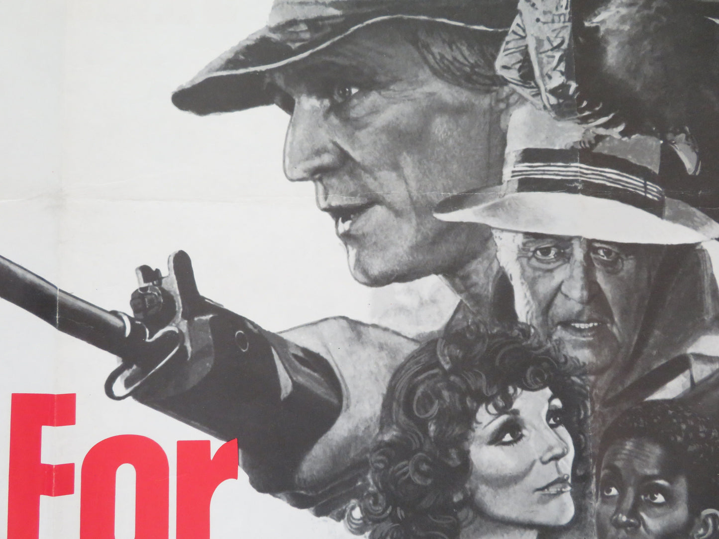 Game for Vultures UK Quad Rolled Poster Richard Harris Richard Roundtree 1979