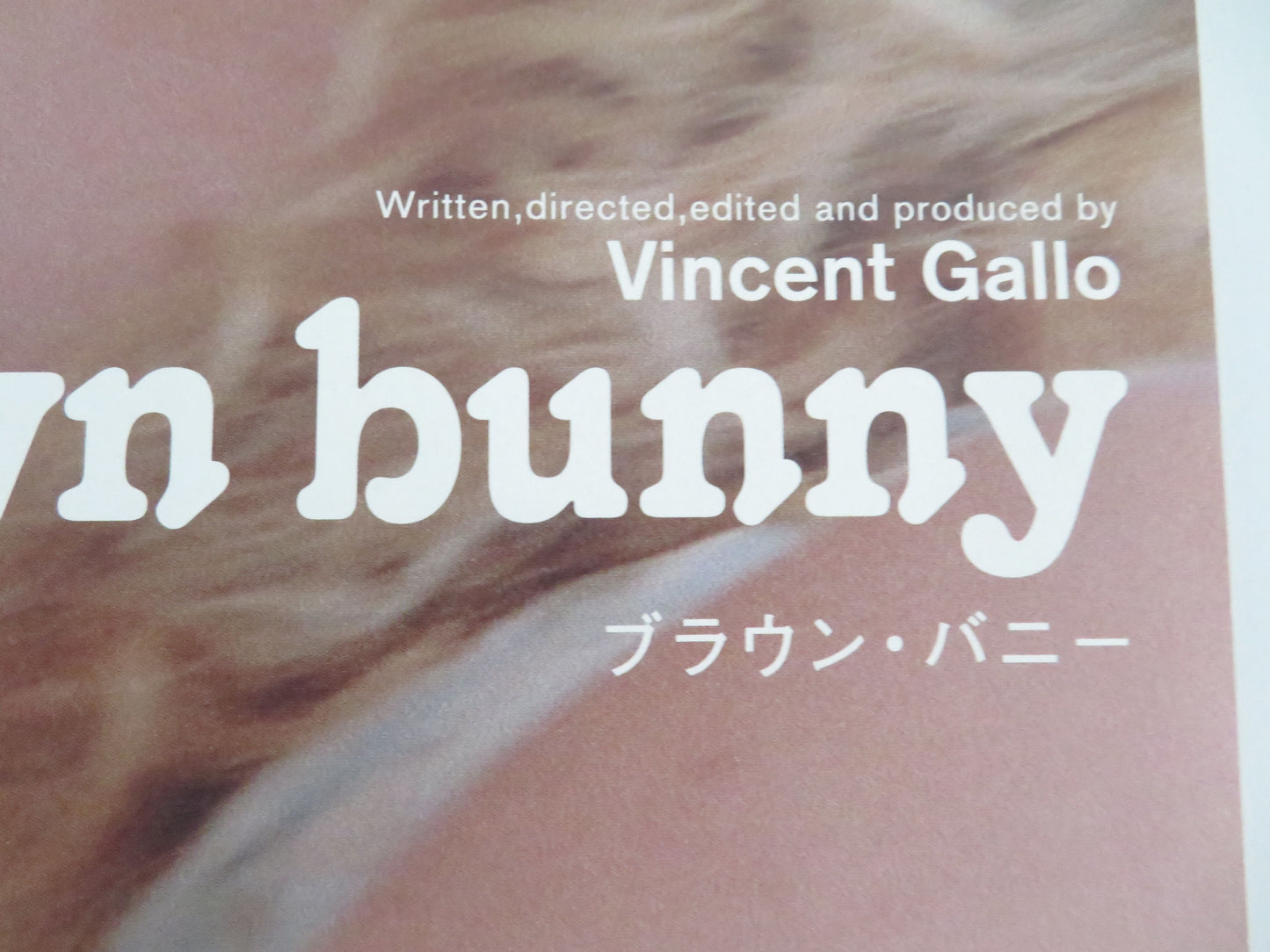 The Brown Bunny Japanese Chirashi (B5) Poster Vincent Gallo 2003