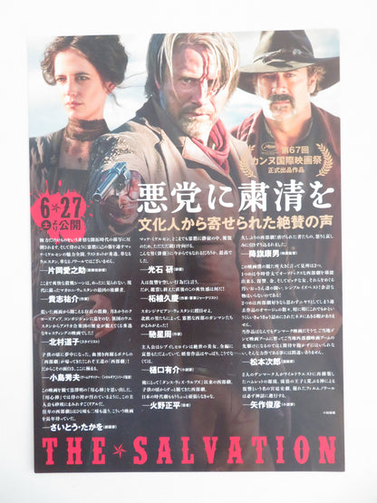The Salvation - B Japanese Chirashi (B5) Poster Mads Mikkelsen Green 2014