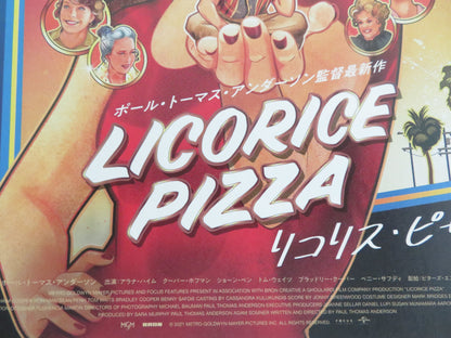 Licorice Pizza Japanese Chirashi (B5) Poster Alana Haim Angarola 2021