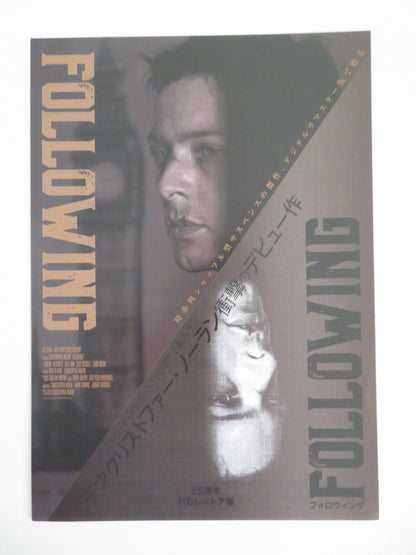 Following Japanese Chirashi (B5) Poster Jeremy Theobald Alex Haw R2010