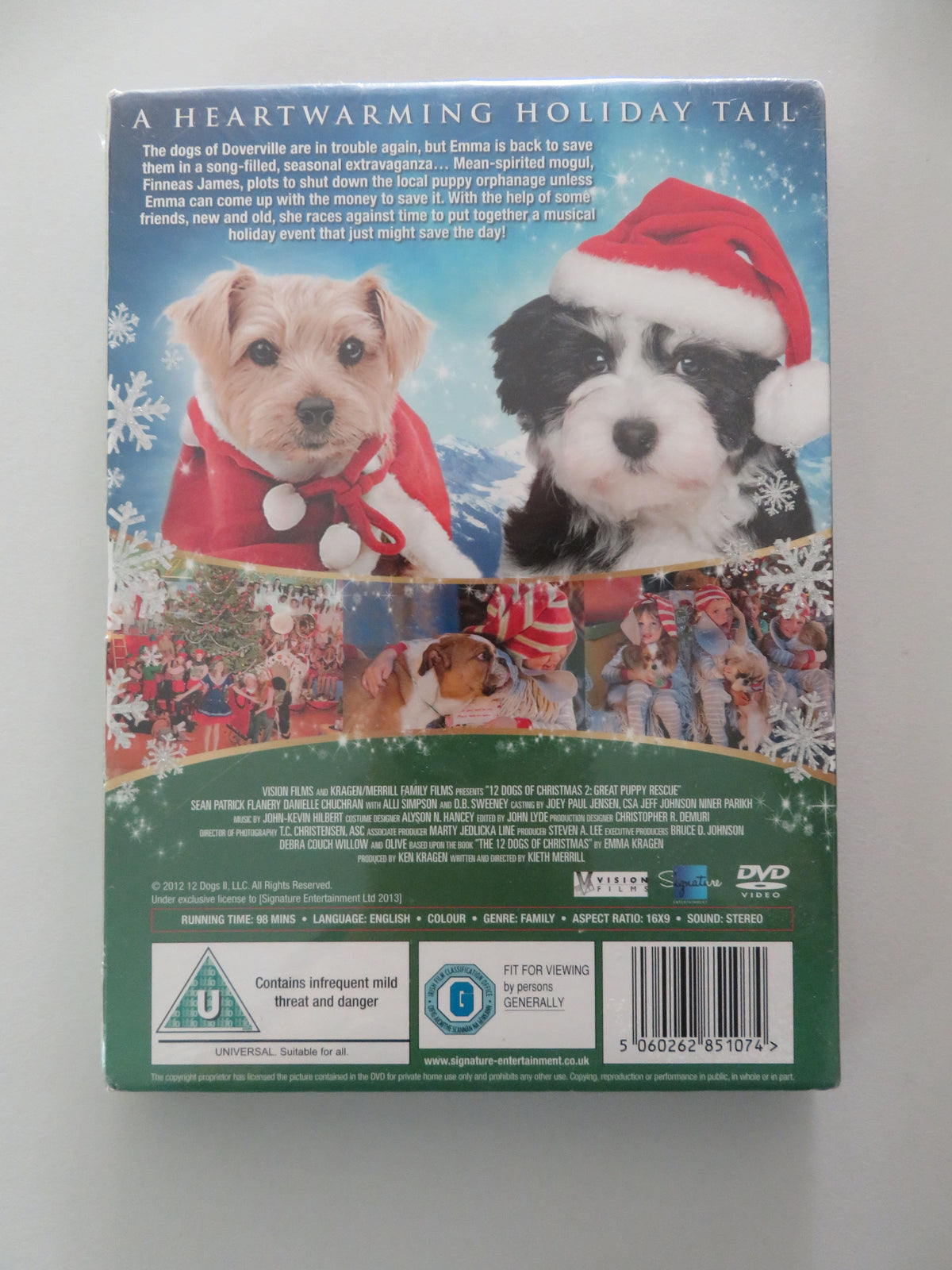 12 Dogs of Christmas: Great Puppy Rescue (DVD) Sean Patrick Flanery 2012