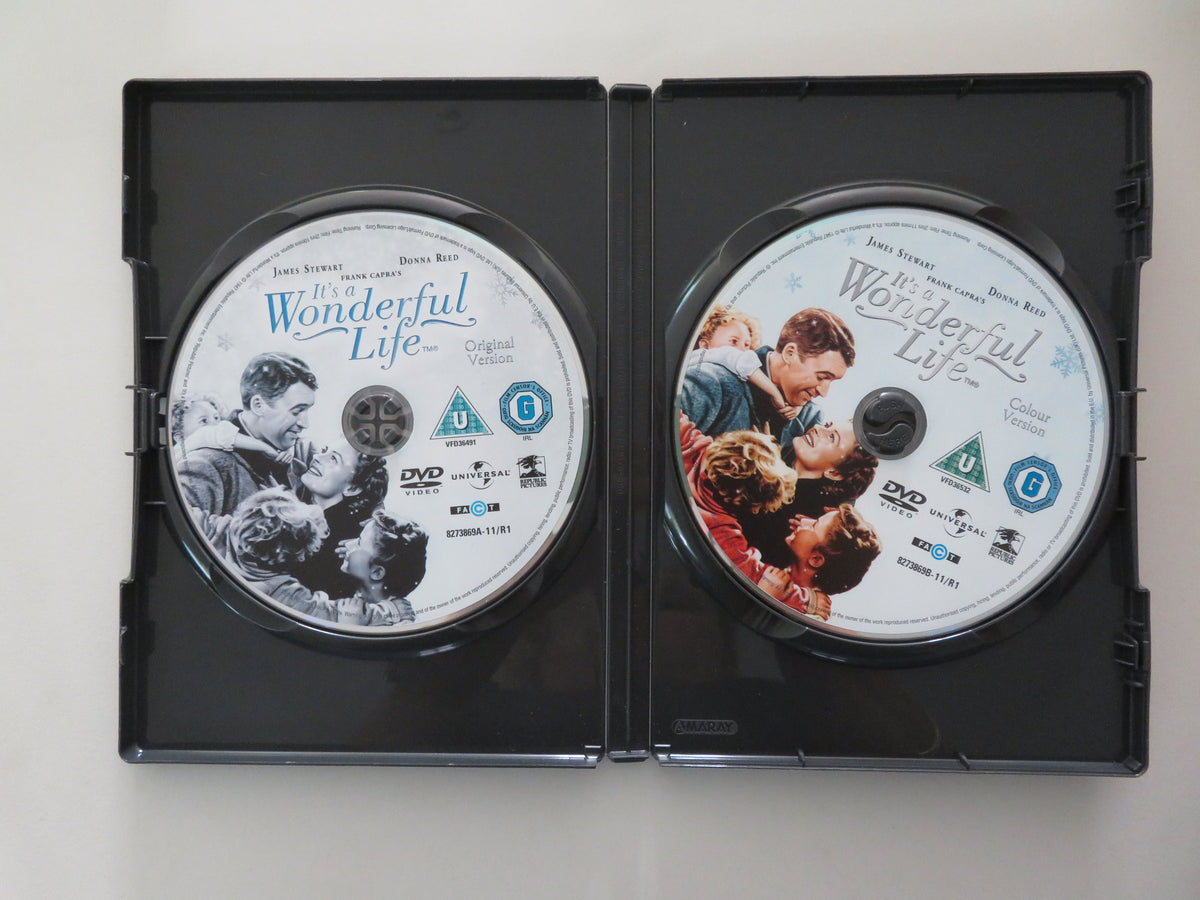 It's a Wonderful Life - D (DVD) James Stewart Donna Reed 1946 Region 2