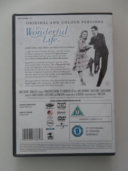 It's a Wonderful Life - D (DVD) James Stewart Donna Reed 1946 Region 2