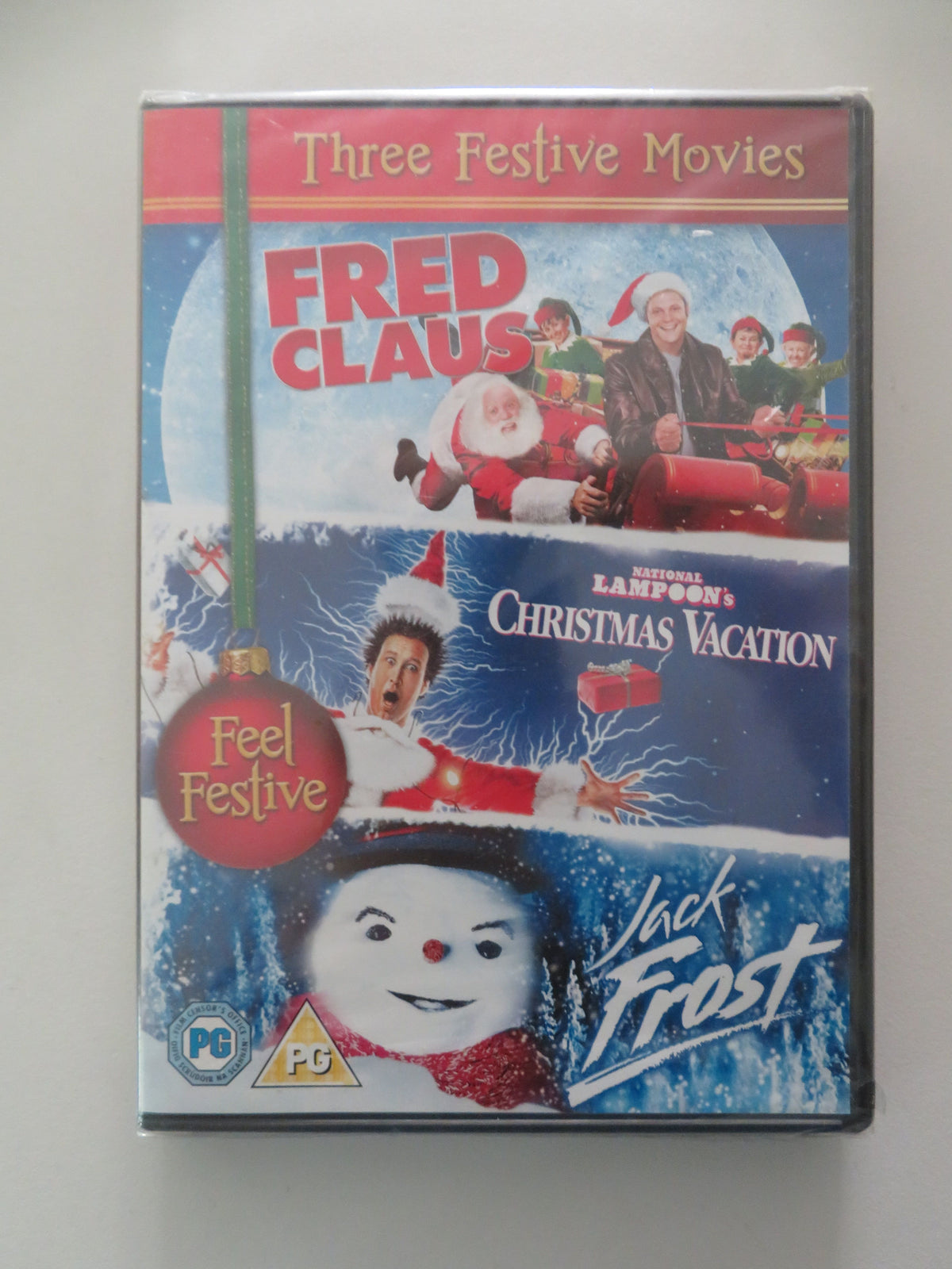 Three Festive Movies: Fred Claus + National Lampoon + Jack Frost (DVD) Region 2