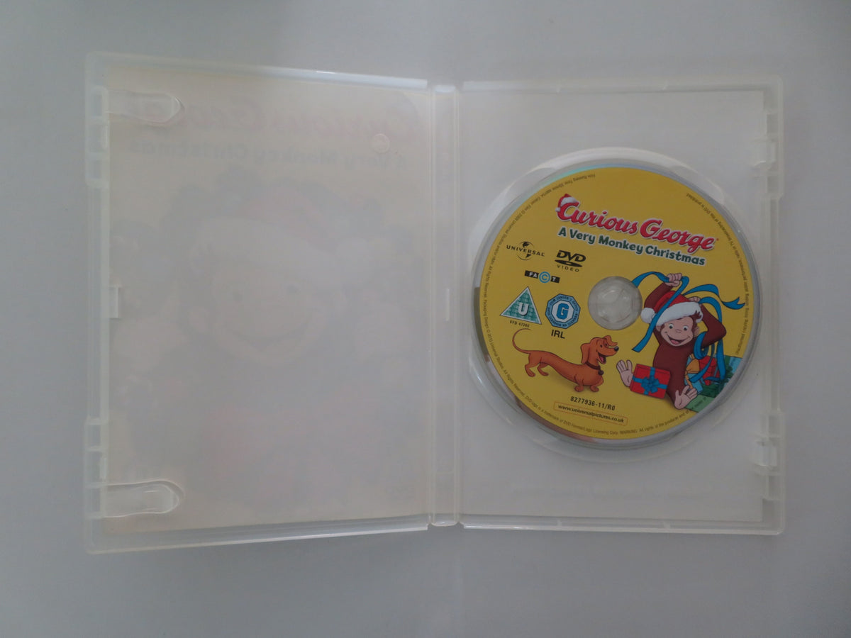 Curious George: A Very Monkey Christmas (DVD) Frank Welker 2009 Region 2, 5