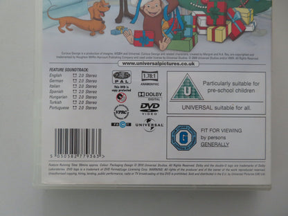 Curious George: A Very Monkey Christmas (DVD) Frank Welker 2009 Region 2, 5
