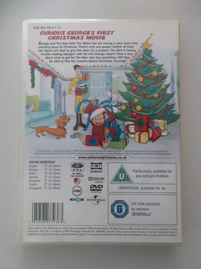 Curious George: A Very Monkey Christmas (DVD) Frank Welker 2009 Region 2, 5