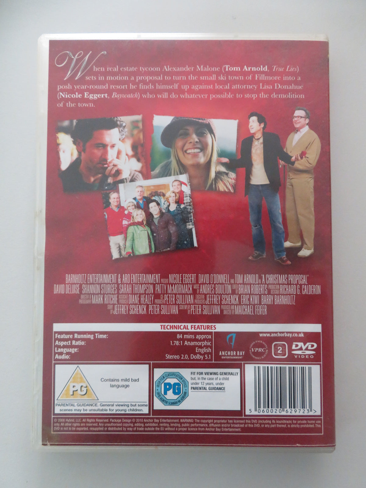 A Christmas Proposal (DVD) Nicole Eggert David O'Donnell T. Arnold 2008 Region 2