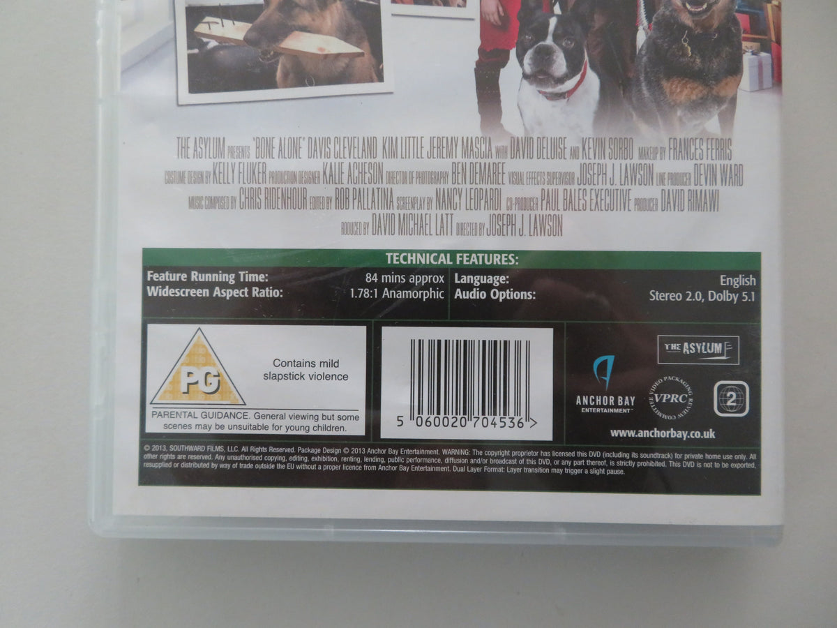 Bone Alone (DVD) Kevin Sorbo David DeLuise Kim Little 2013 Region 2