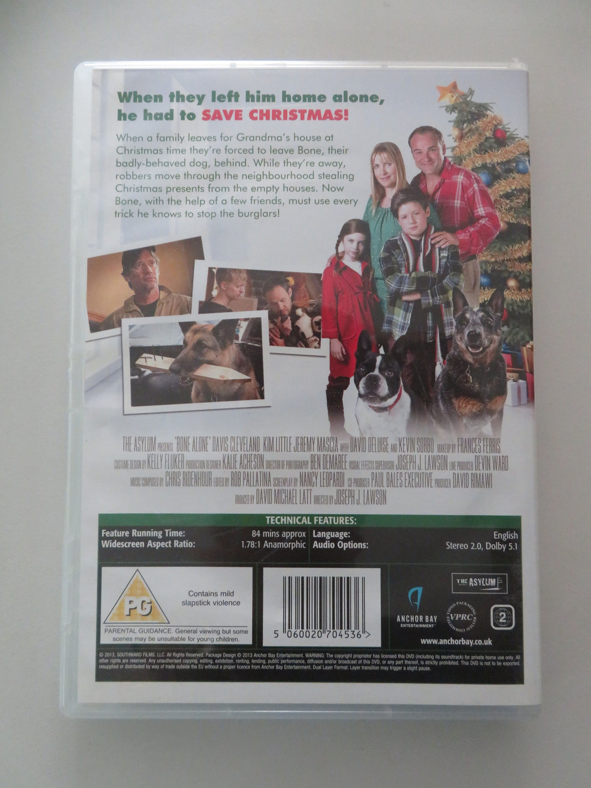 Bone Alone (DVD) Kevin Sorbo David DeLuise Kim Little 2013 Region 2