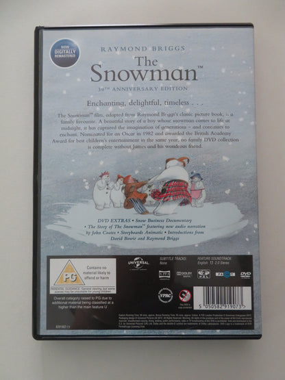 The Snowman - 30th Anniversary Edition (DVD) Raymond Briggs 1982 Region 2