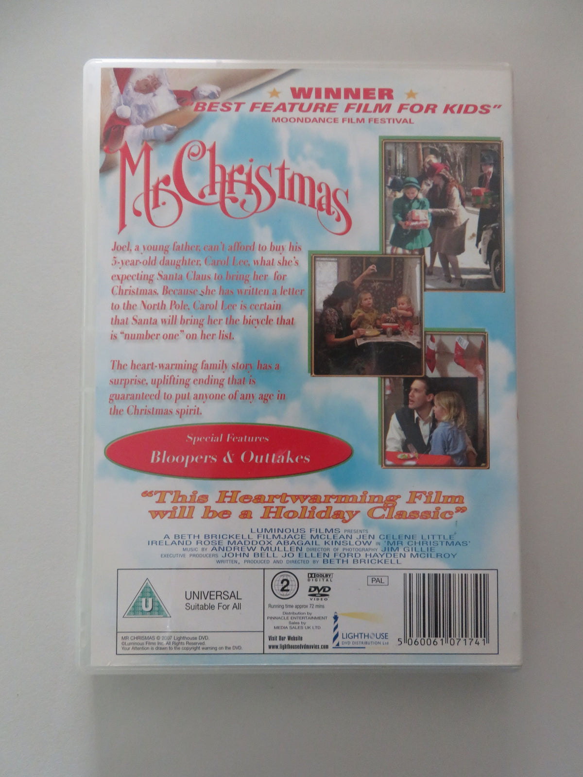 Mr. Christmas (DVD) Jace Mclean Jen Celene Little 2005 Region 2