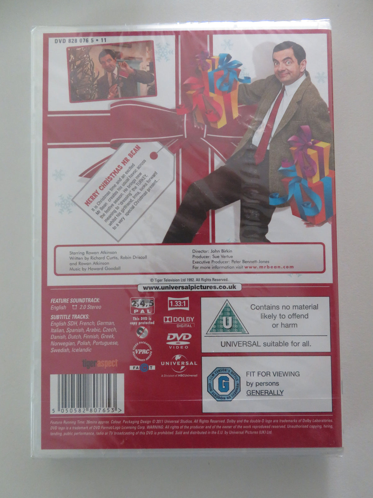 Merry Christmas Mr Bean - B (DVD) Rowan Atkinson 1992 Region 2, 4, 5