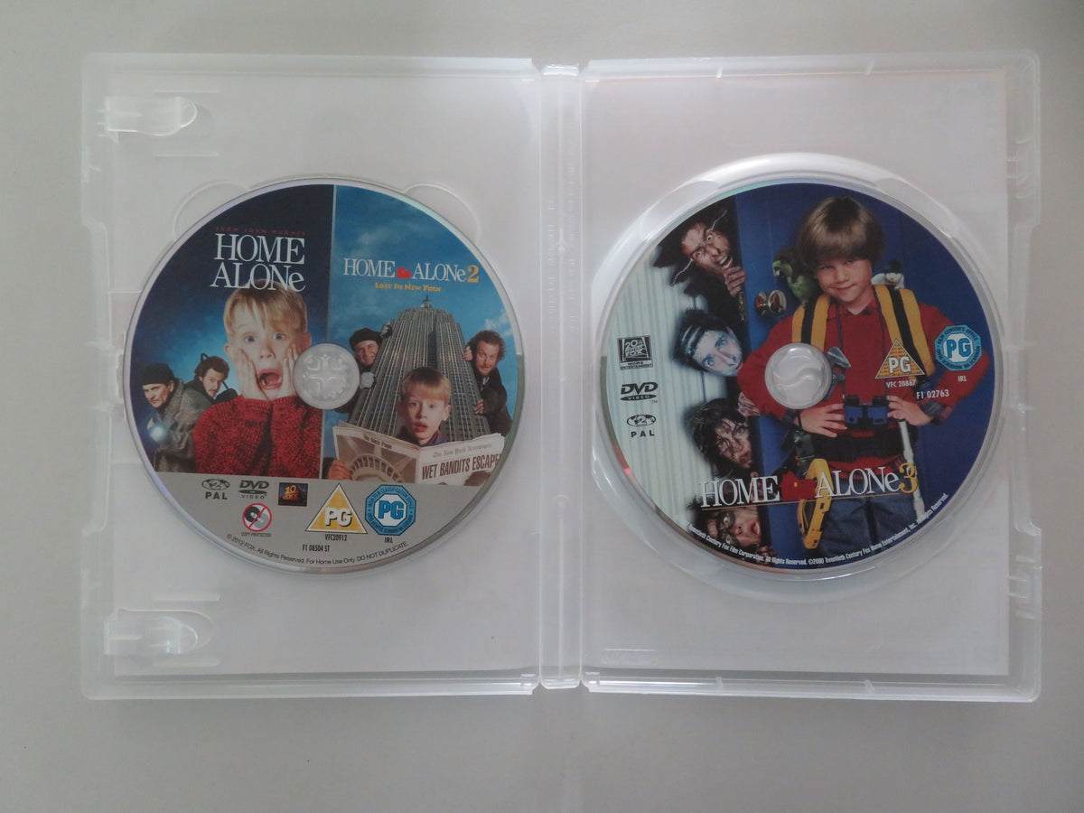 Home Alone - 3 film collection 1, 2 and 3 (DVD) Macaulay Culkin 1990 Region 2
