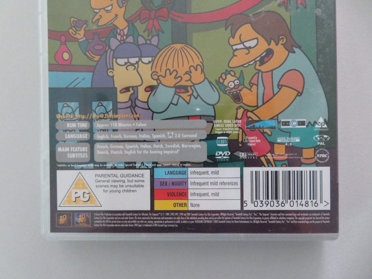 Christmas with the Simpsons (DVD) Dan Castellaneta Julie Kavner 2003 Region 2