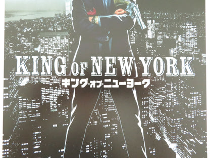 King of New York Japanese Chirashi (B5) Poster Walken Fishburne R2023