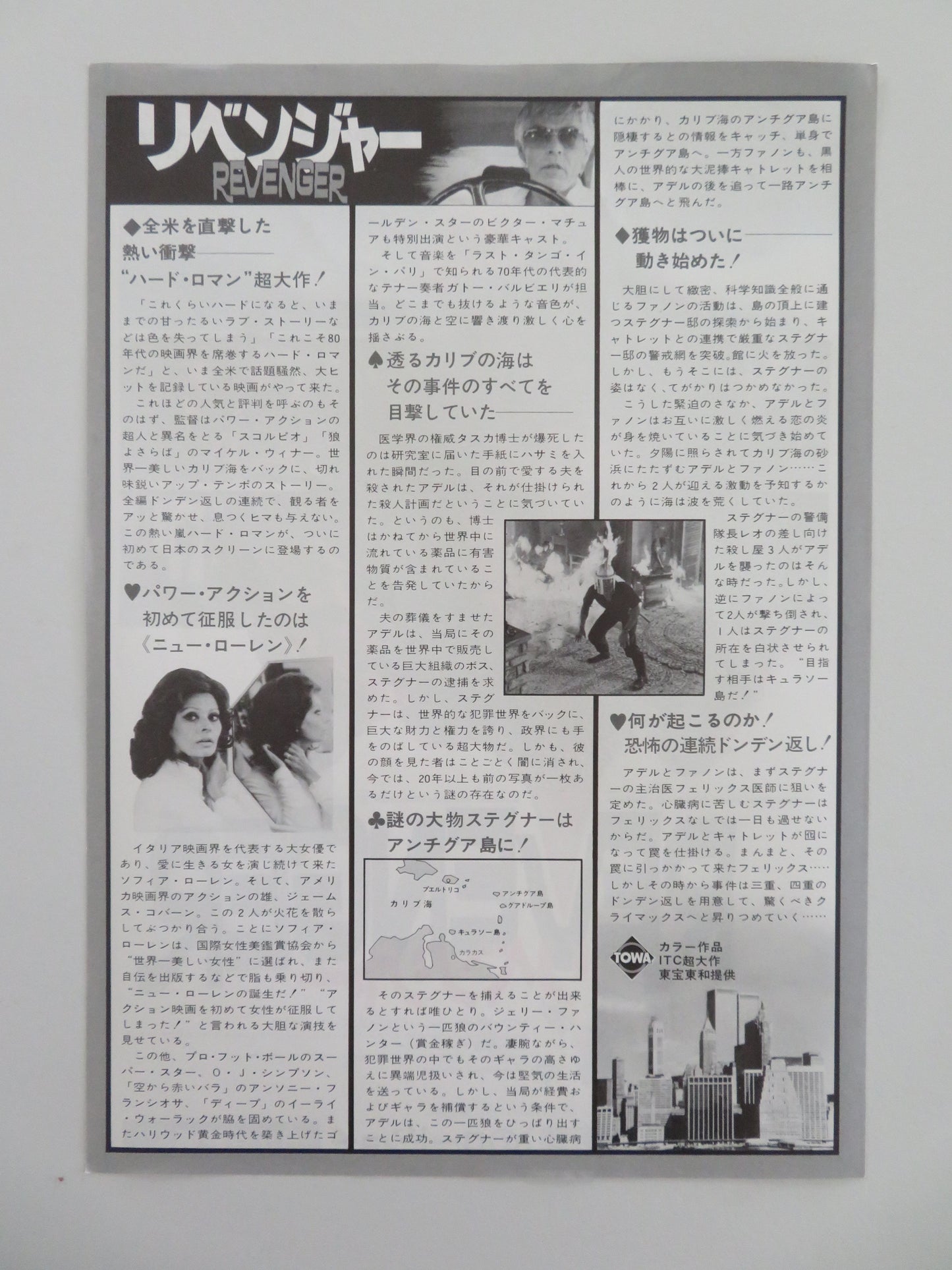 Firepower Japanese Chirashi (B5) Poster Loren Coburn 1979