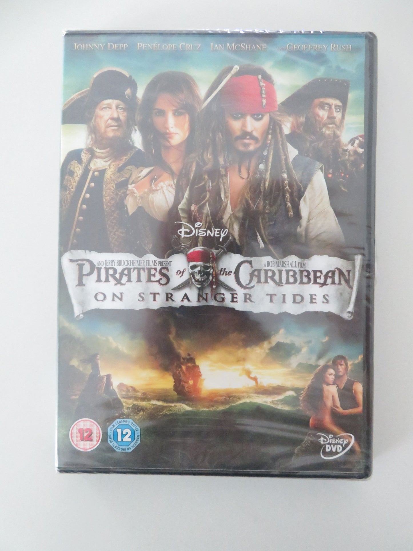 Pirates of the Caribbean: On Stranger Tides - B (DVD) Disney Depp 2011 Region 2