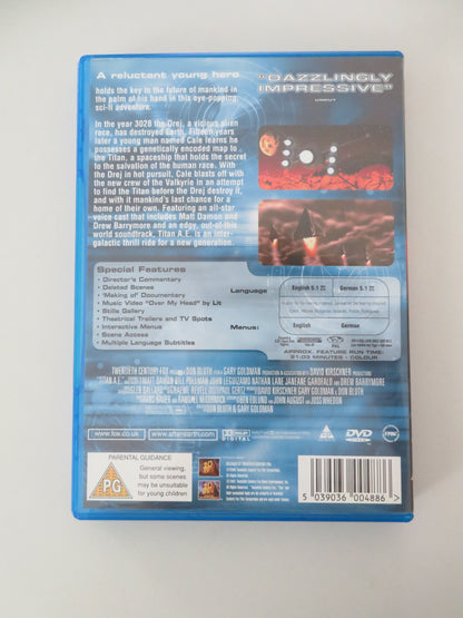 Titan A.E. (DVD) Matt Damon Drew Barrymore Bill Pullman 2000 Region 2