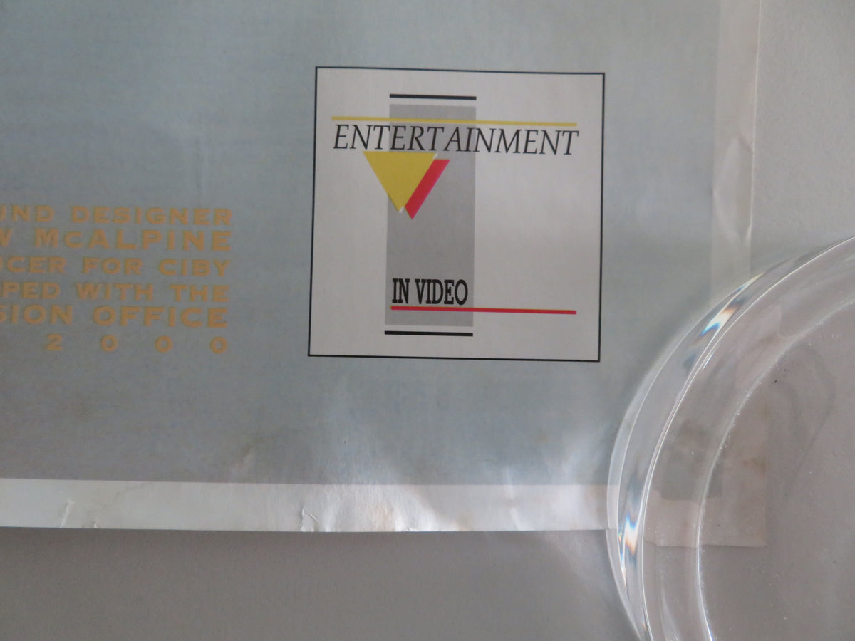 The Piano VHS Video Poster Rolled Holly Hunter Harvey Keitel Sam Neill 1993