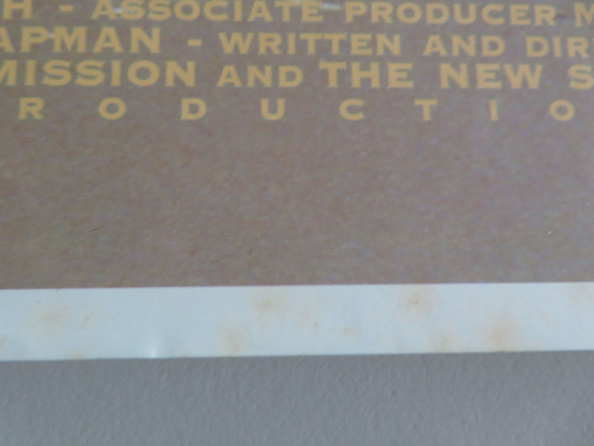 The Piano VHS Video Poster Rolled Holly Hunter Harvey Keitel Sam Neill 1993