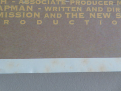 The Piano VHS Video Poster Rolled Holly Hunter Harvey Keitel Sam Neill 1993