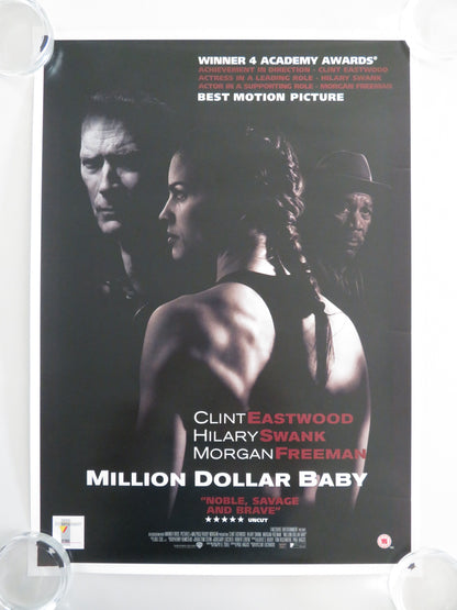 Million Dollar Baby VHS Video Poster Rolled Hilary Swank Clint Eastwood 2005