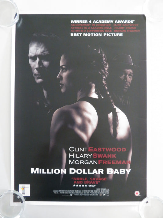 Million Dollar Baby VHS Video Poster Rolled Hilary Swank Clint Eastwood 2005