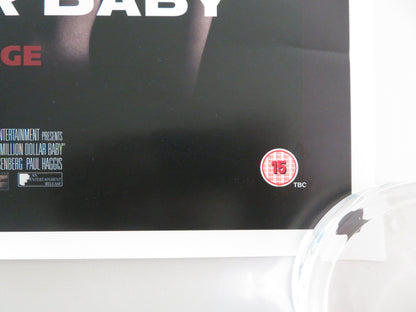 Million Dollar Baby VHS Video Poster Rolled Hilary Swank Clint Eastwood 2005