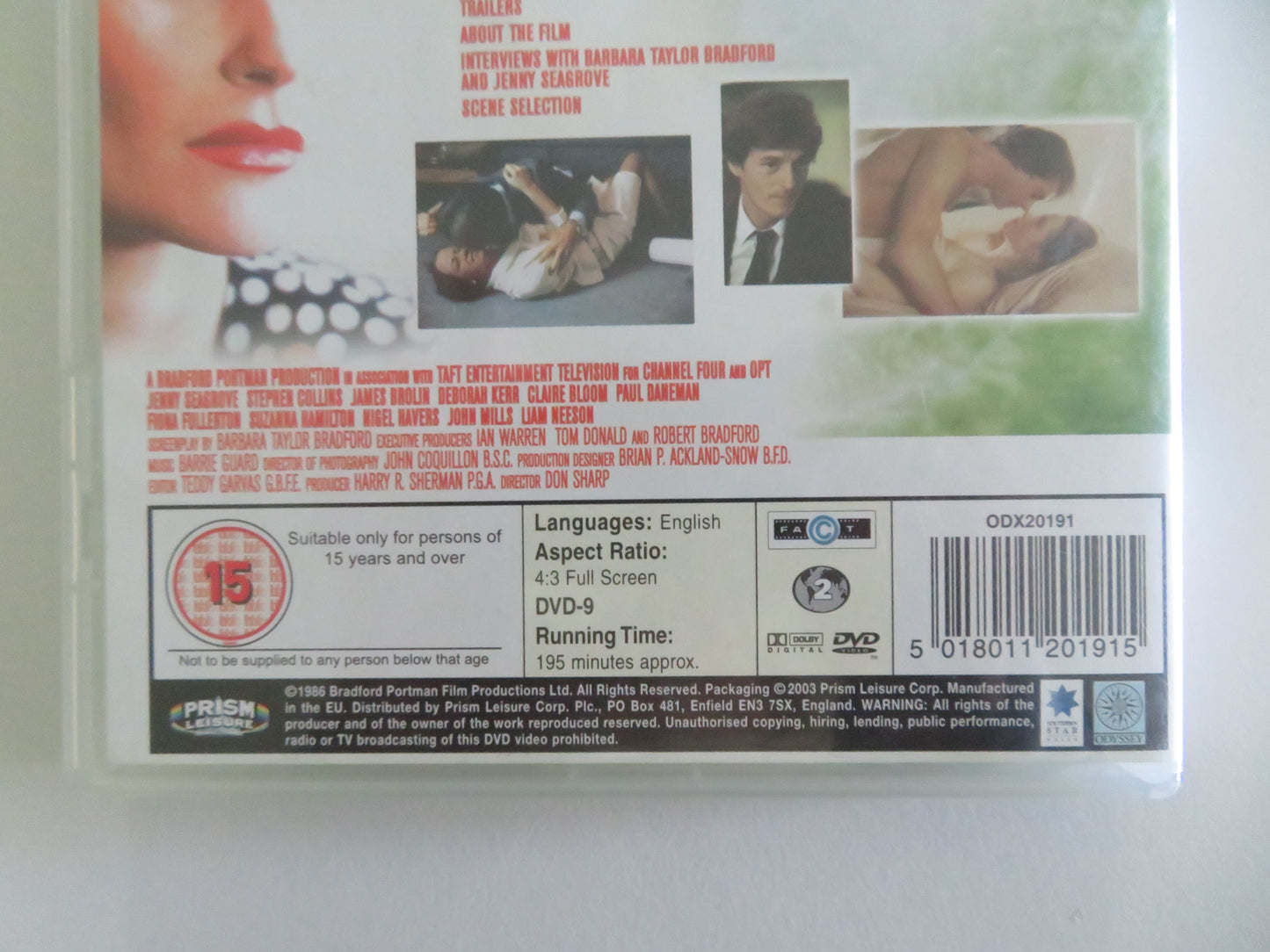 Hold the Dream (DVD) Barbara Taylor Bradford Jenny Seagrove 1986 Region 2