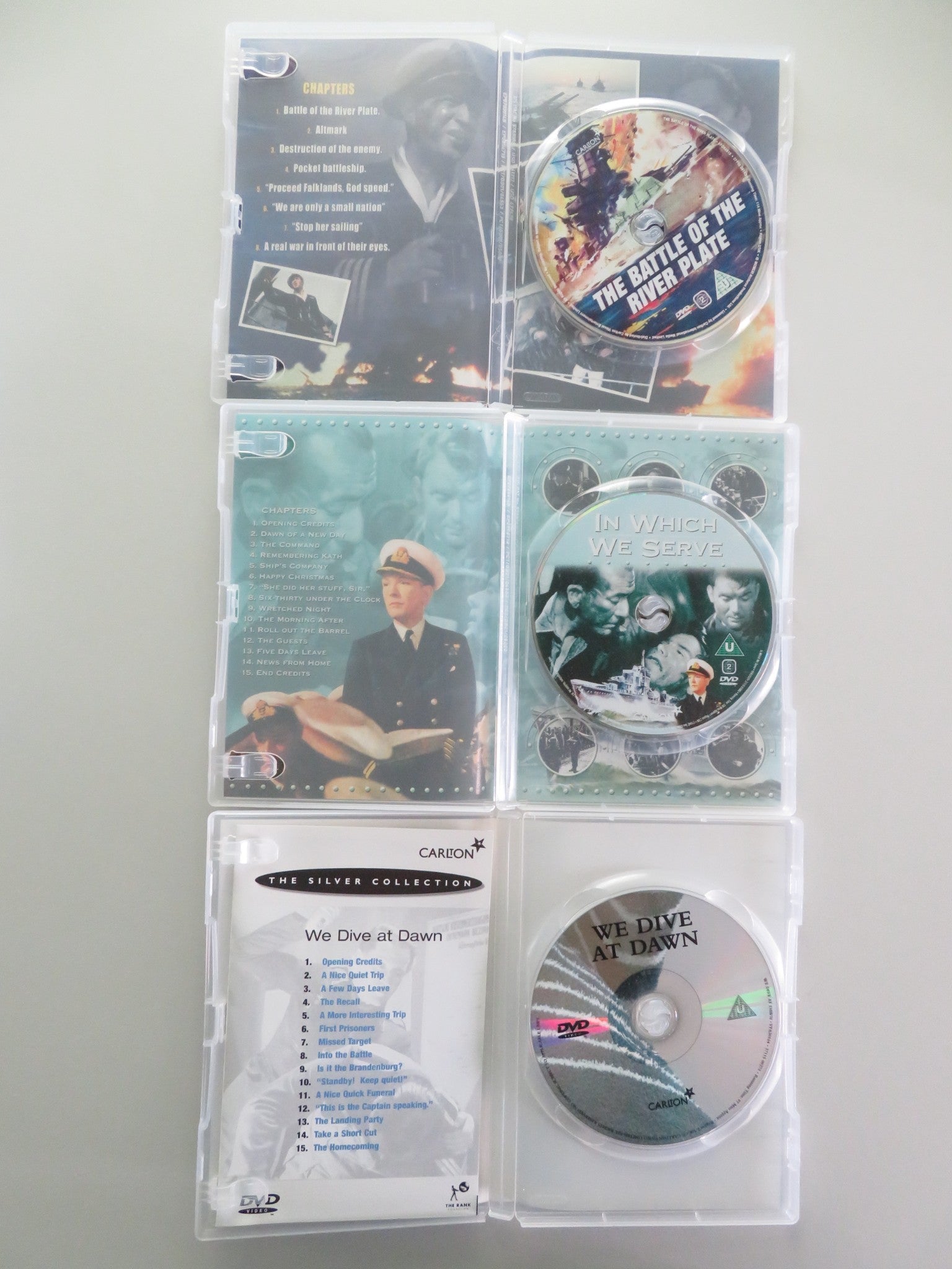 3 CLASSIC WWII NAVAL BATTLES (DVD BOXSET) JOHN GREGSON 1956 REGION 2 Movie posters