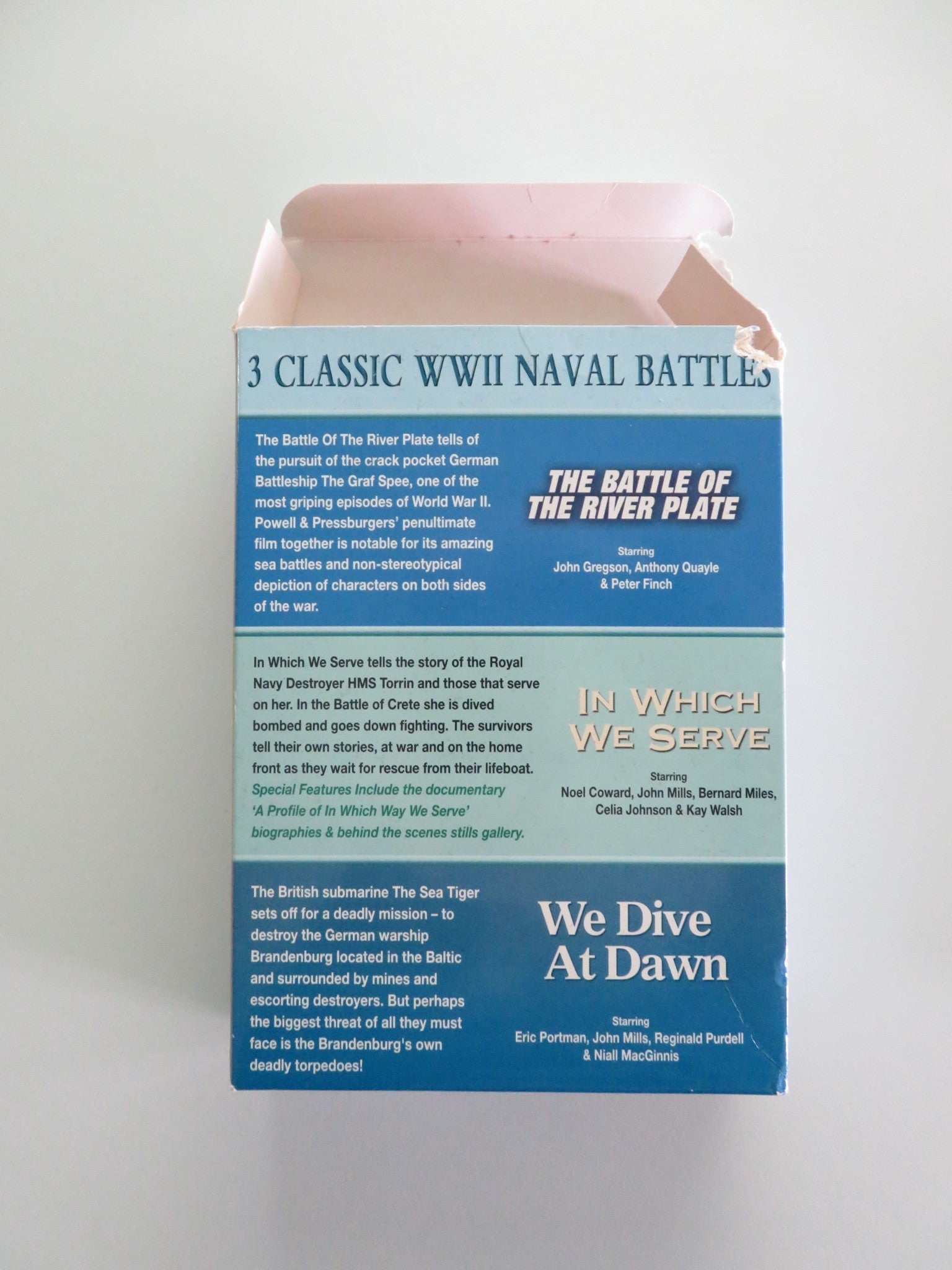 3 CLASSIC WWII NAVAL BATTLES (DVD BOXSET) JOHN GREGSON 1956 REGION 2 Movie posters