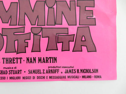 3 In The Attic Italian Fotobusta Poster Christopher Jones Yvette Mimieux 1968 Movie posters