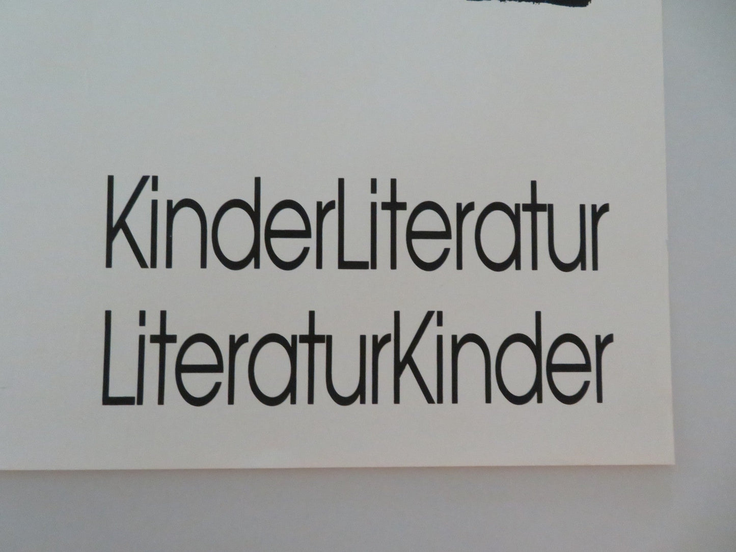 3 LITERATURTAGE SACHSEN - ANHALT GERMAN POSTER ROLLED EVENT POSTER 1994 Movie posters