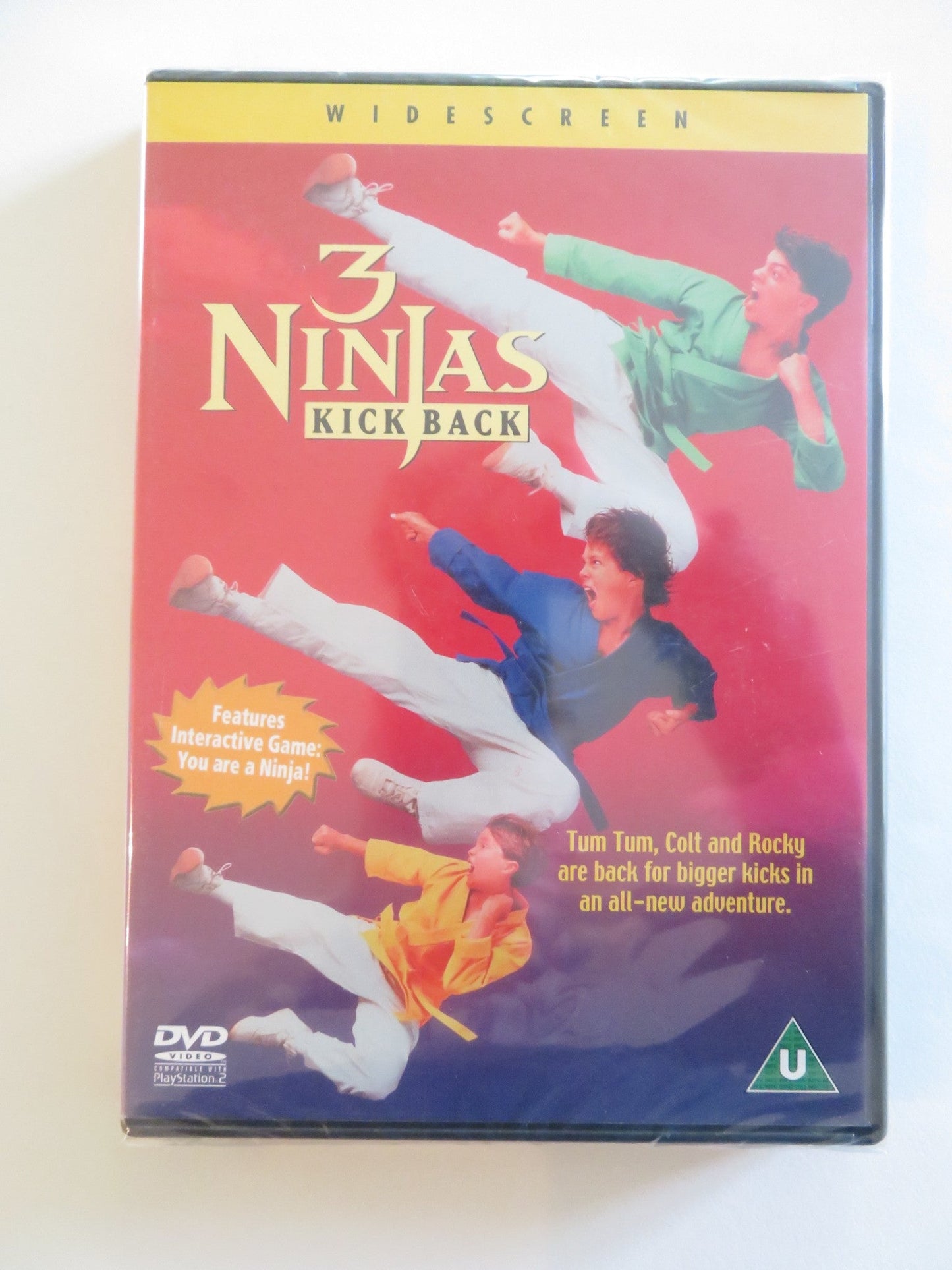 3 NINJAS KICK BACK (DVD) VICTOR WONG MAX ELLIOTT SLADE 1994 REGION 2 Rendezvous Cinema Movie posters