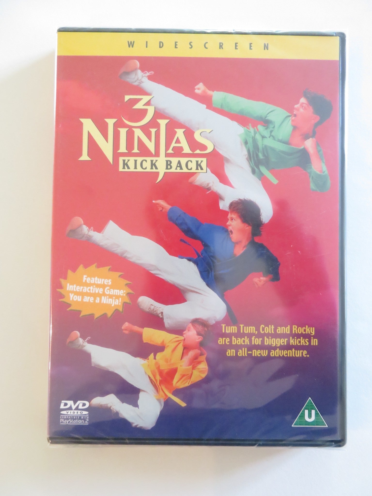3 NINJAS KICK BACK (DVD) VICTOR WONG MAX ELLIOTT SLADE 1994 REGION 2 Rendezvous Cinema Movie posters