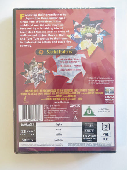 3 NINJAS KICK BACK (DVD) VICTOR WONG MAX ELLIOTT SLADE 1994 REGION 2 Rendezvous Cinema Movie posters