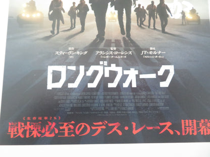 The Long Walk Japanese Chirashi (B5) Poster Cooper Hoffman Jonsson 2025